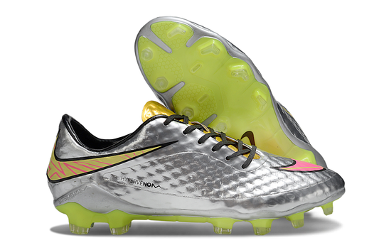 Hypervenom Phantom 1 FG Premium "Liquid Diamond" - Chrome/Metallic Gold/Hyper Pink