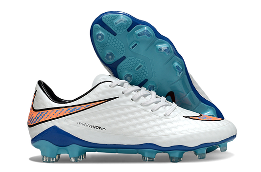 Hypervenom Phantom 1 FG "Shine Through Pack" - White/Blue Lagoon/Total Crimson